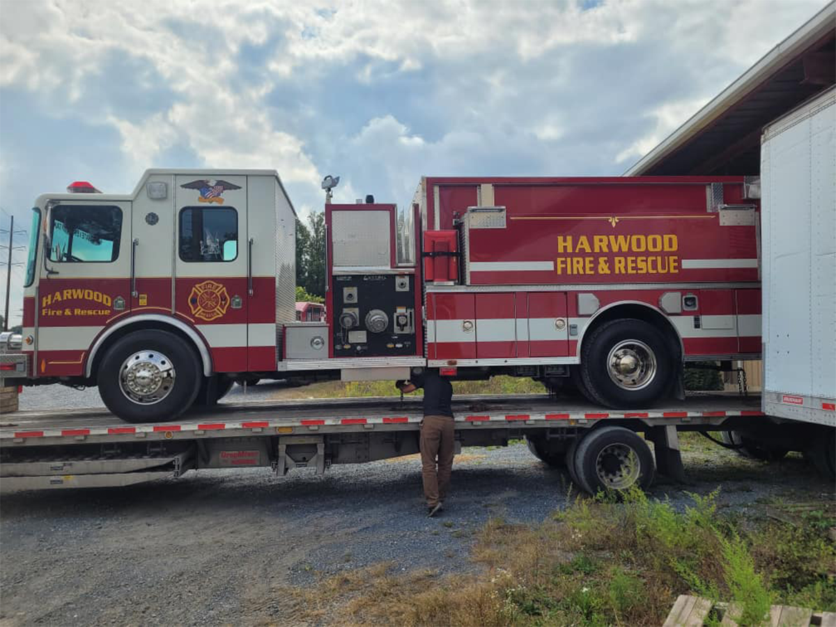 Harwood Fire & Rescue Make Addition to Their Fleet With New Pumper